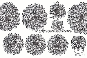 chrysanthemum tattoo idea