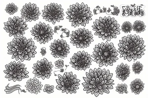 chrysanthemum tattoo idea