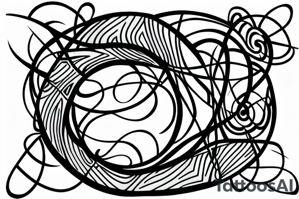 Hourglass infinity time tattoo idea