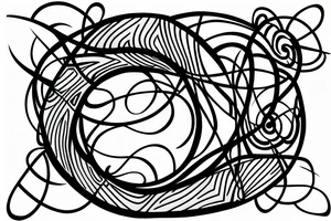 Hourglass infinity time tattoo idea