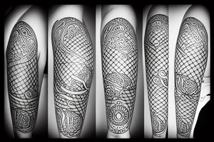 Hourglass infinity time tattoo idea