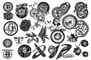 mathematic graphics tattoo idea