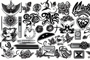mathematic graphics tattoo idea
