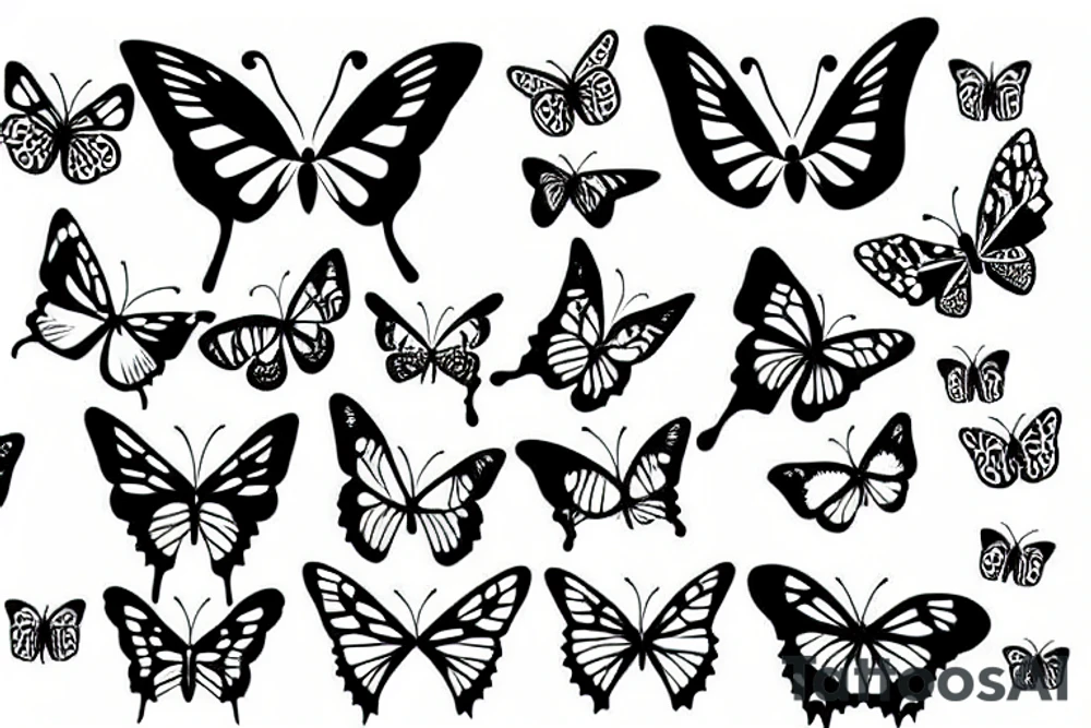 butterfly tattoo idea