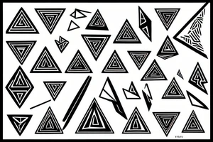 Impossible triangle tattoo idea