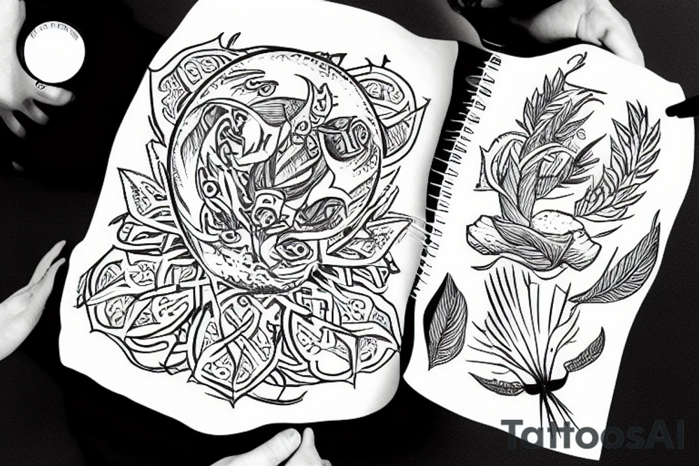 overcome struggle tattoo idea