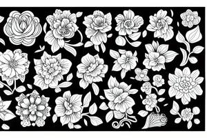 flowers tattoo idea