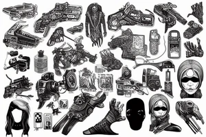 Silverhand
Engineer
Cyberpunk tattoo idea