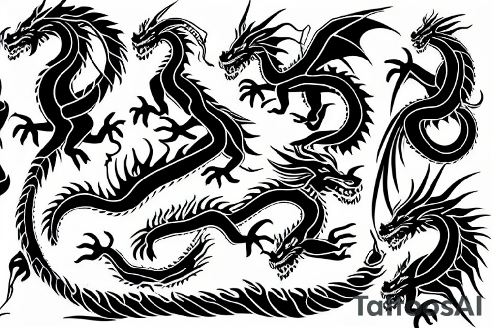 dragon tattoo idea