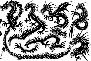 dragon tattoo idea