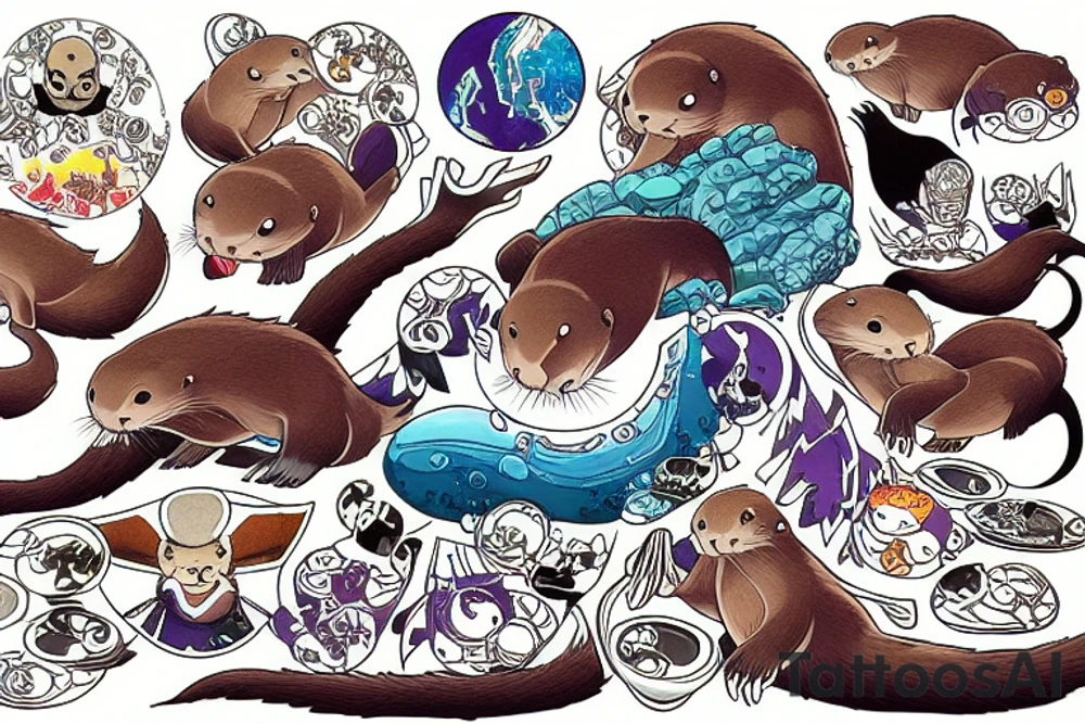 Otter thanos tattoo idea