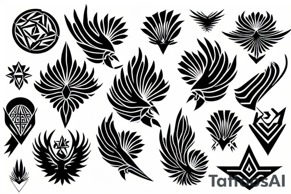 Phoenix tattoo idea