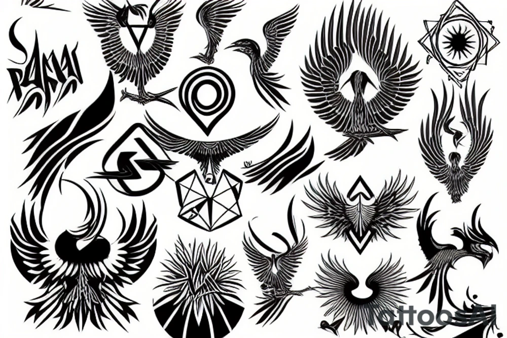 Phoenix tattoo idea