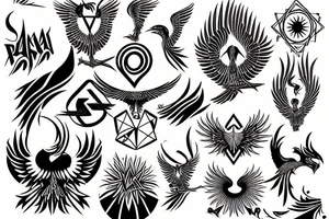 Phoenix tattoo idea