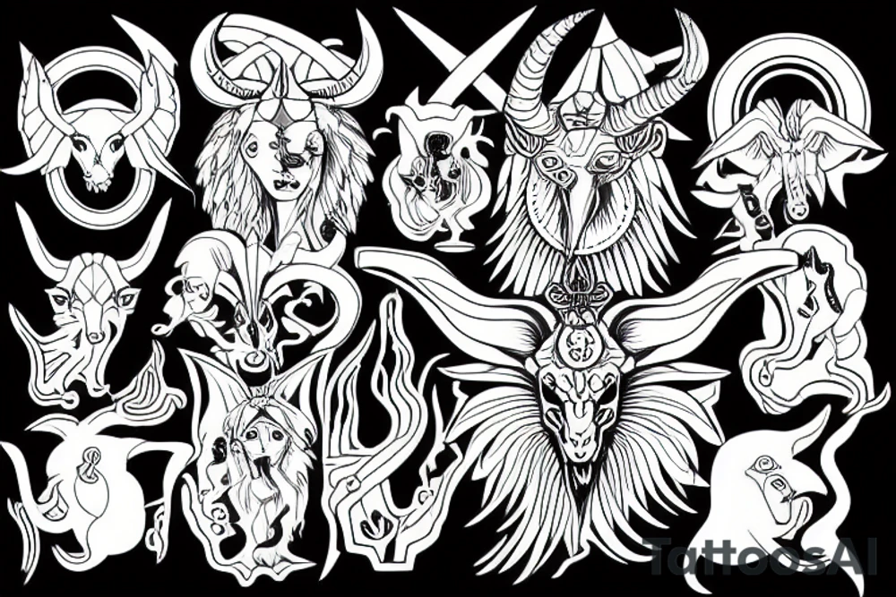 Baphomet tattoo idea
