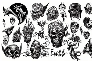 Evil tomati tattoo idea