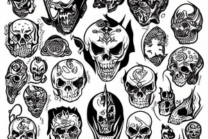 Evil tomati tattoo idea