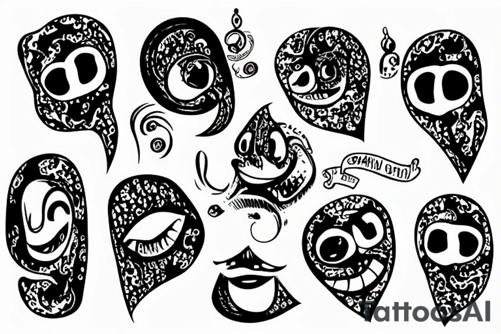 smiling Orban tattoo idea