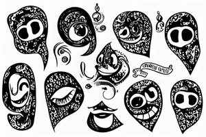smiling Orban tattoo idea