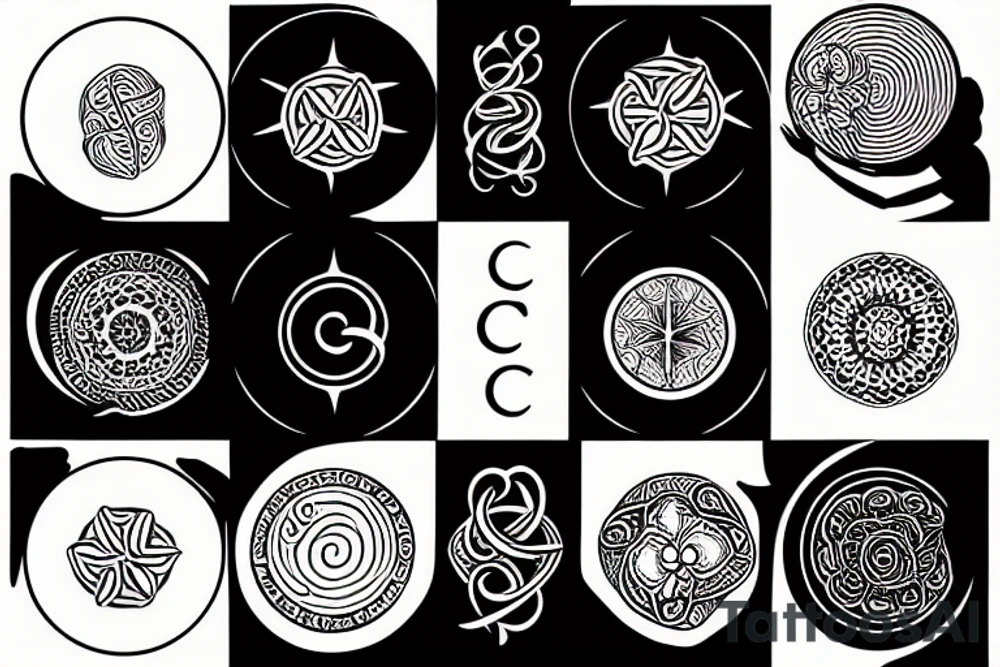 circle tattoo idea