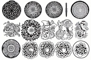 circle tattoo idea