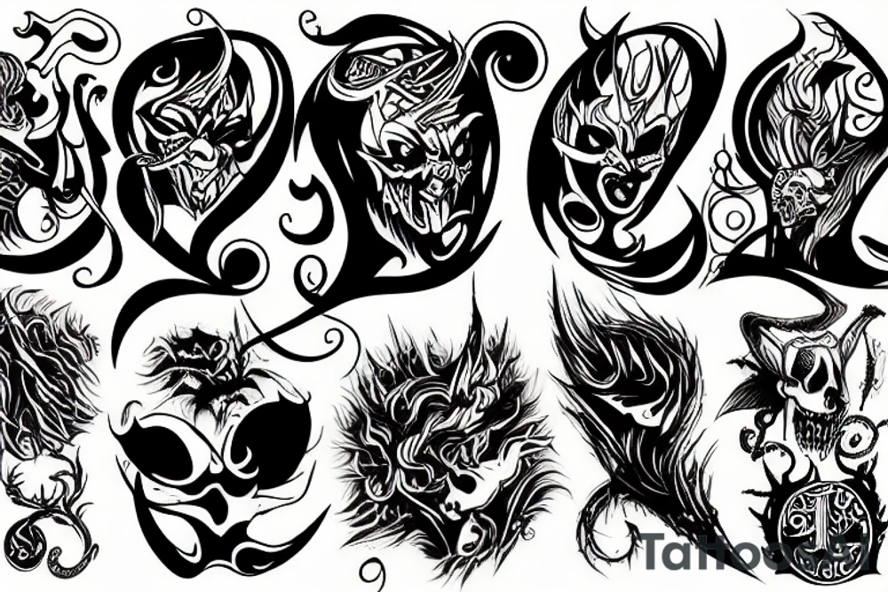 devil sex tattoo idea