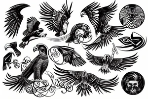 falcon slieve tattoo idea
