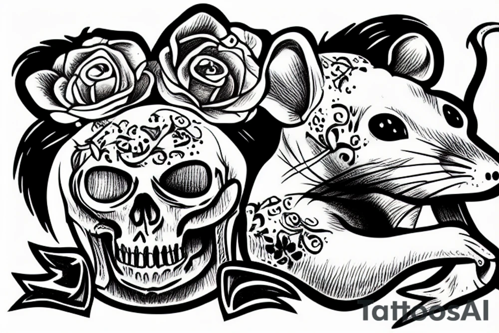 the death of rats tattoo idea