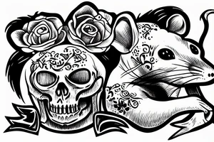 the death of rats tattoo idea