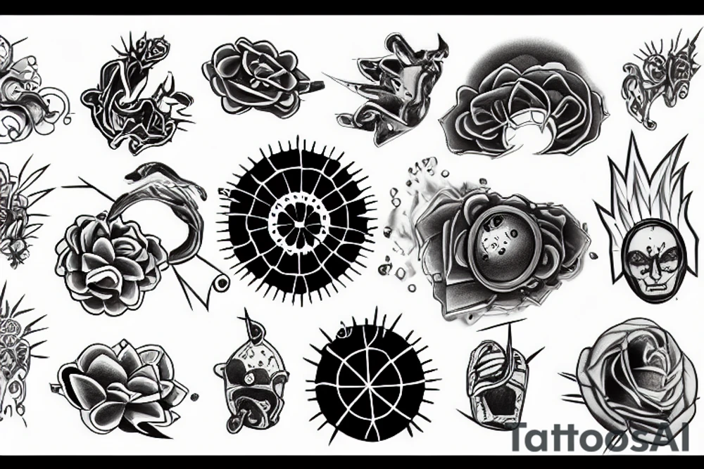 fusion nuclear tattoo idea