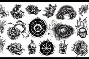 fusion nuclear tattoo idea