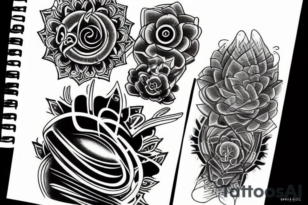 fusion nuclear tattoo idea