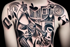 a spoon on a fork tattoo idea