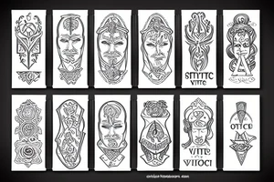 stoic virtues tattoo idea