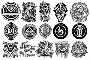 stoic virtues tattoo idea