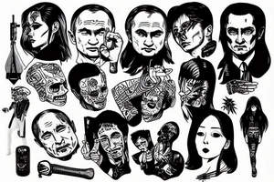Zelenskiy kills Putin tattoo idea