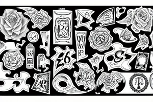 2 puzzle elements tattoo idea