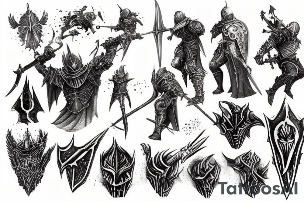 Dark souls tattoo idea