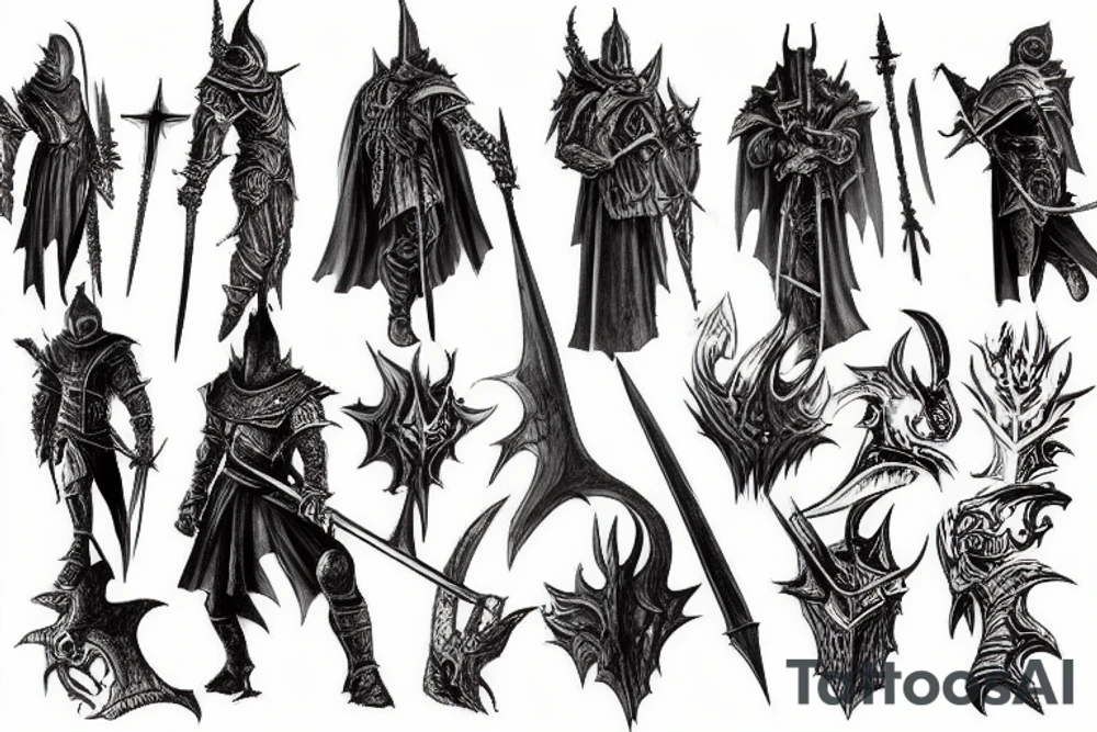 Dark souls tattoo idea