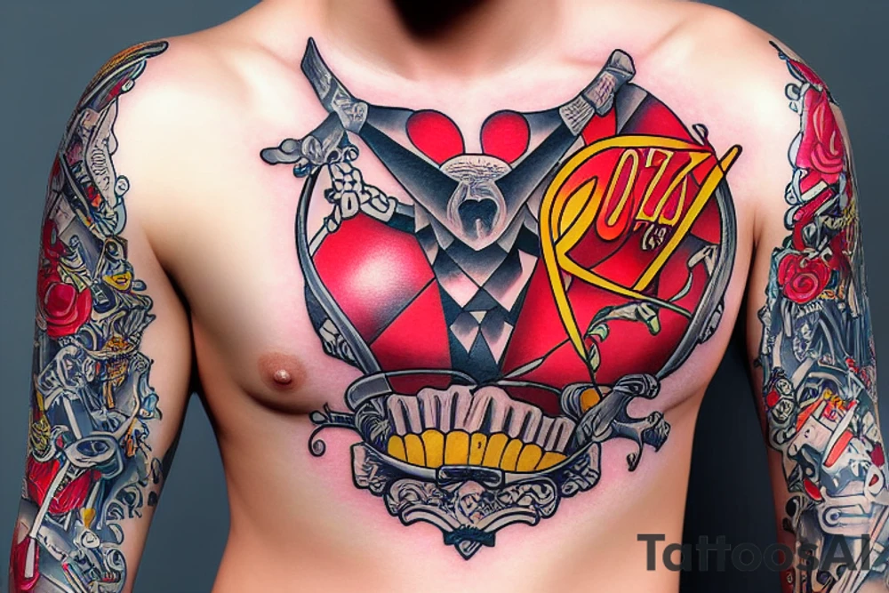 mozzart bodyguard circumcised tattoo idea