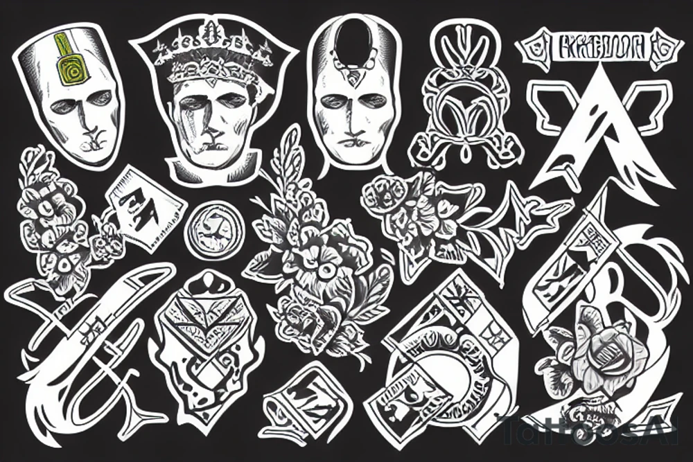 Ukrainian border tattoo idea
