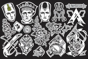 Ukrainian border tattoo idea
