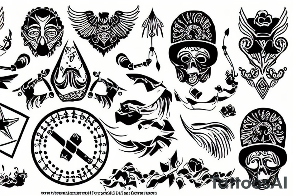 Ukrainian border tattoo idea