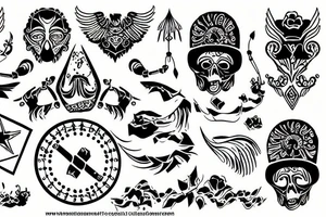 Ukrainian border tattoo idea
