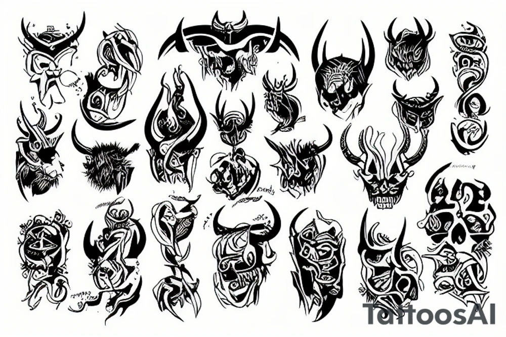 devil tattoo idea