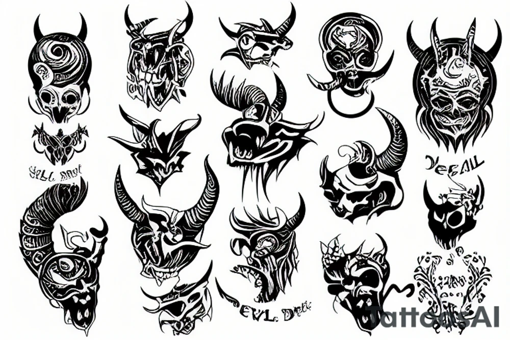 devil tattoo idea