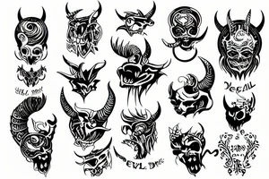 devil tattoo idea