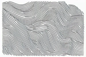 lines in vertical tattoo idea