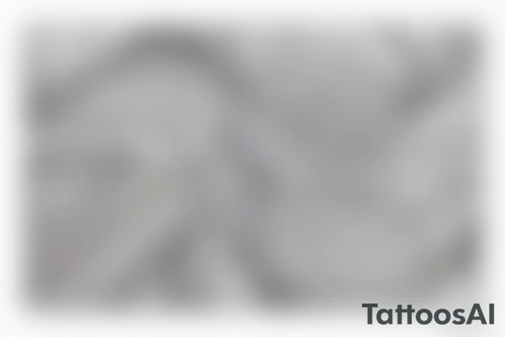 lines in vertical tattoo idea