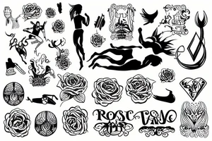 running tattoo idea